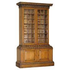 Large Antique Library Bookcase By