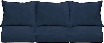 outdoor corded sofa cushion set