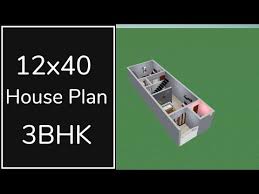 12x40 House Plan 480 Sqft Makan Ka