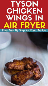 tyson en wings in air fryer