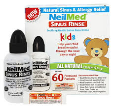 sinus rinse kids all natural kit 60 premixed packetsneilmed pharmaceuticals