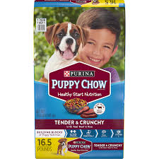 Purina Puppy Chow High Protein Dry Puppy Food Tender Crunchy With Real Beef 16 5 Lb Bag Walmart Com