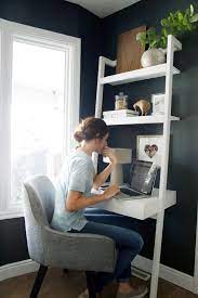 Need a small home office desk? The Frame A Blog By Crate And Barrel Crate And Barrel Small Home Offices Small Room Design Home Decor