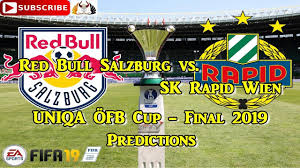 raˈpiːd viːn), often called rapid vienna in english, is an austrian football club playing in the country's capital city of vienna. Red Bull Salzburg Vs Sk Rapid Wien Uniqa Ofeb Cup Final 2019 Fifa 19 Predictions Youtube