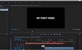 What is Adobe Premier trying to tell me with the red and yellow line under  the timeline? Can't google it out. Thanks. : r/premiere
