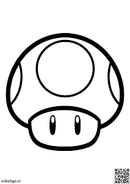 How do you draw a mushroom? Mushroom Coloring Pages Super Mario Coloring Pages Colorings Cc