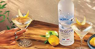 four grey goose vodka martini tail
