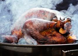 grill roasted turkey recipe bon appé