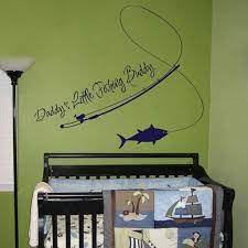 Little Fishing Buddy Quotes Wall Decals