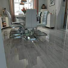high gloss grey laminate flooring 2