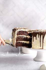 Best Chocolate Cake With Vanilla Buttercream Frosting gambar png