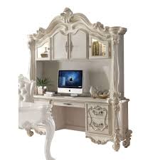 Maybe you would like to learn more about one of these? Home Office Computer Desk Hutch Bone White 92278 Versailles Acme Traditional Versailles 92278