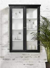 Elegant home two door dawson white wall cabinet. Black Wooden Wall Cabinet Design Vintage Nordal