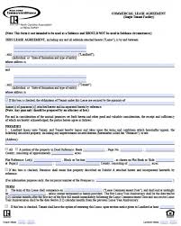 Printable Commercial Lease Agreement Form Download Them Or Print