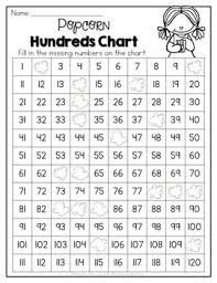 Number Sense And 120 Hundreds Chart Printable Everything
