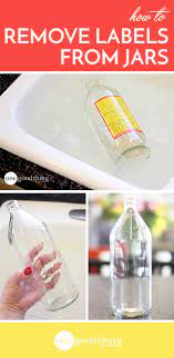 Soak a cotton swab with 91% rubbing alcohol, nail polish remover, or. The Easiest Way To Remove Labels From Jars Glass Bottle Diy Remove Labels Glass Bottle Crafts