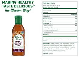 walden farms maple walnut syrup 12