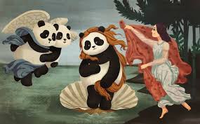 Reemplazar a los humanos con pandas en icónicas pintura... en Taringa!