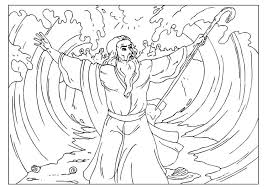 Showing 12 coloring pages related to exodus the ten plagues. Coloring Page Moses Parts The Red Sea Free Printable Coloring Pages Img 25959
