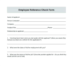 Credit Reference Check Form Template 7 Personal Free Sample Rental