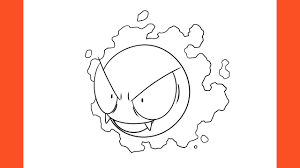 Gastly drawing