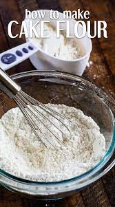 easy diy cake flour subsute from all