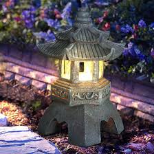 Paa Lantern Outdoor Sculpture Asian