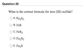 correct formula for the oxide chegg