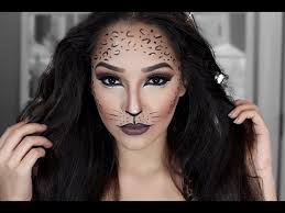 y leopard cheetah makeup tutorial