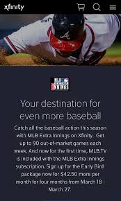 Extra innings watertown, ma offers indoor baseball & softball instruction for players of all ages. Solved Mlb Tv With Extra Innings Package Page 2 Xfinity Help And Support Forums 3206048
