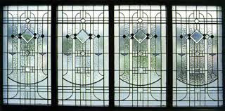 Art Deco Stained Glass Building
