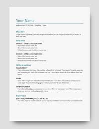 microsoft word resume templates