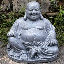 Large Laughing Buddha Granite Effect