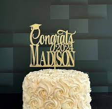 Congrats Cake Topper Personalized Cake Topper Grad 2022 Cake Etsy gambar png