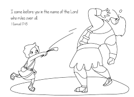Stones as david used against goliath. David And Goliath Coloring Page David And Goliath Bible Coloring Pages Free Bible Coloring Pages