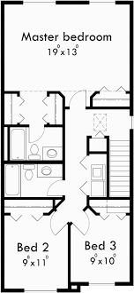 Fourplex House Plan 20ft Wide 3