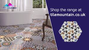 andalucia hexagon patterned porcelain