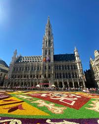 flower carpet event at grand place in