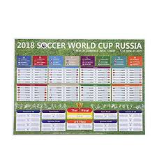 Leegoal 2018 World Cup Stickers Russia World Cup Wall Chart