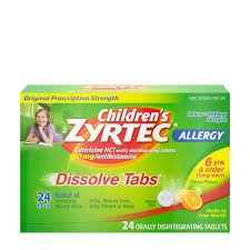 dissolving allergy relief tablets