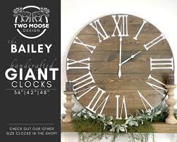 Buy Giant Wall Clock The Bailey Roman