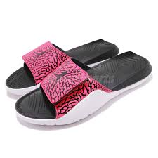 Details About Nike Jordan Hydro 7 V2 Black Pink Men Sports Sandals Slides Slippers Bq6290 061