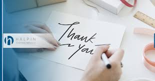 send your employer a thank you card