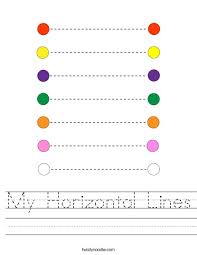 My best tips on how to diagno. My Horizontal Lines Worksheet Twisty Noodle