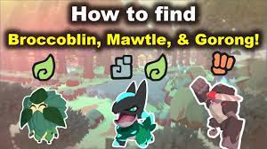 How to get Broccoblin, Mawtle & Gorong! - Quick Spawn Location Guide -  Temtem Arbury Update - YouTube