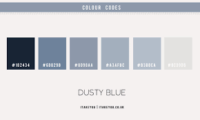 Dusty Blue Bedroom Colour Scheme Dark