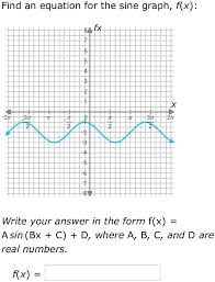 An Equation For The Sine Graph F