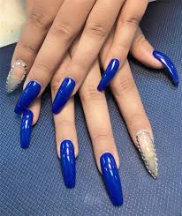 25 blue nail designs to inspire your next manicure. 50 Trendy Dark Blue Nail Art Designs For 2019 Soflyme