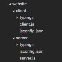 jsconfig json reference