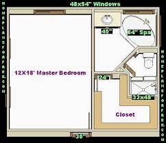Just because you're low on space doesn't mean you can't have a full bath. Master Bedroom Plans With Bath And Walk In Closet Novocom Top